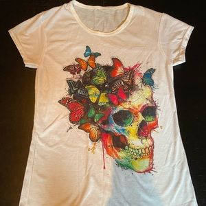 Unbranded Skull Design T - Shirt